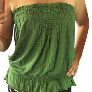 Green Stretchy Tube Top/Cami GAP